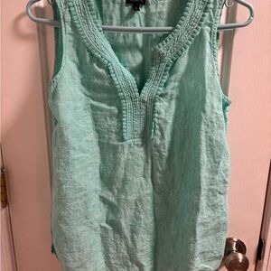 Talbots Sleeveless Teal Tunic